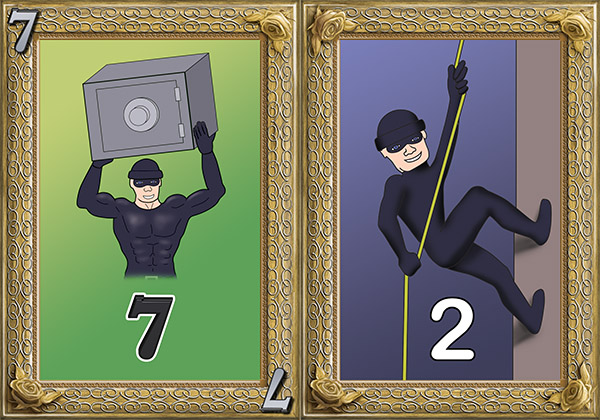 stealing mona lisa cards