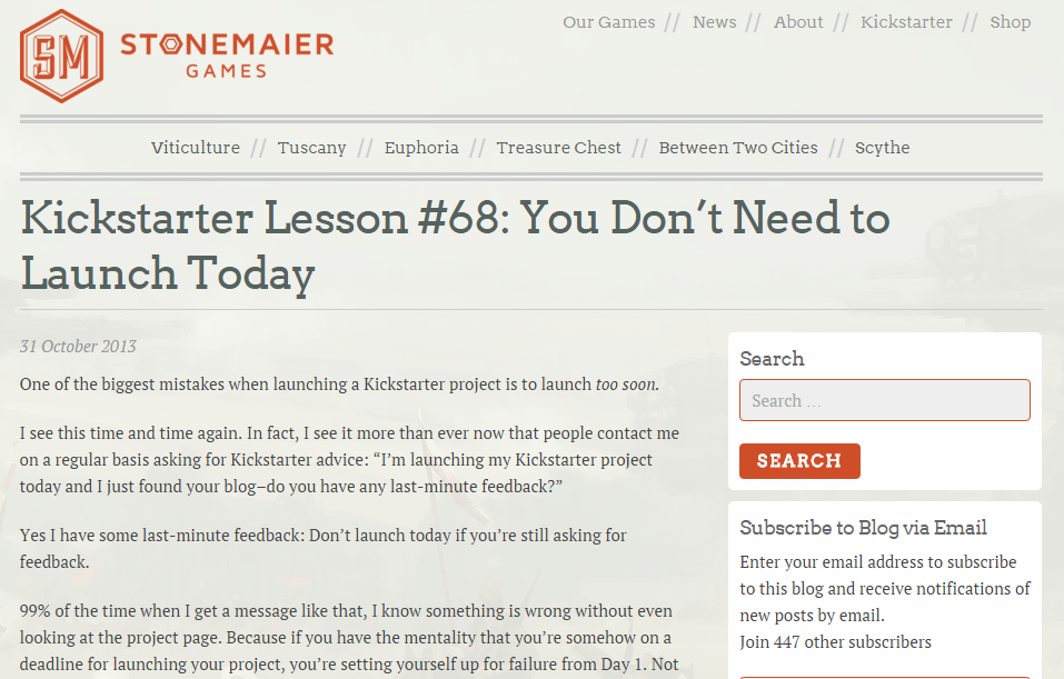 jamey stegmaier kickstarter lessons jamey stegmaier kickstarter lessons