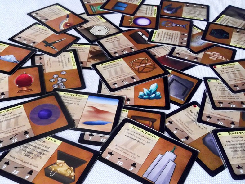 Ancient Sands Review, Archaeology Card Game Board Game Authority