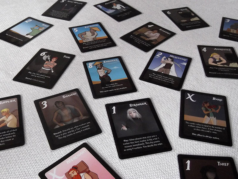 Ancient Sands Worker Cards