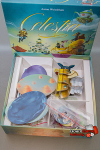 celestia board game box components