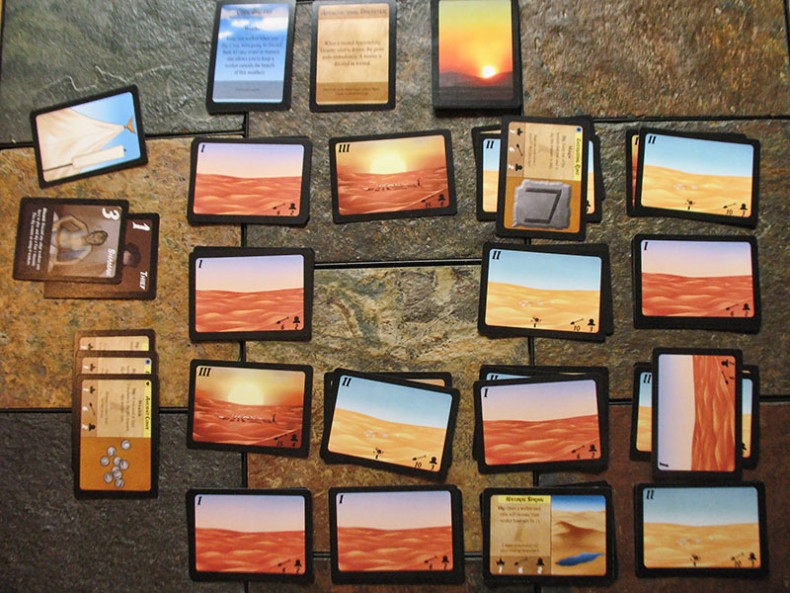 Ancient Sands Review, Archaeology Card Game Board Game Authority